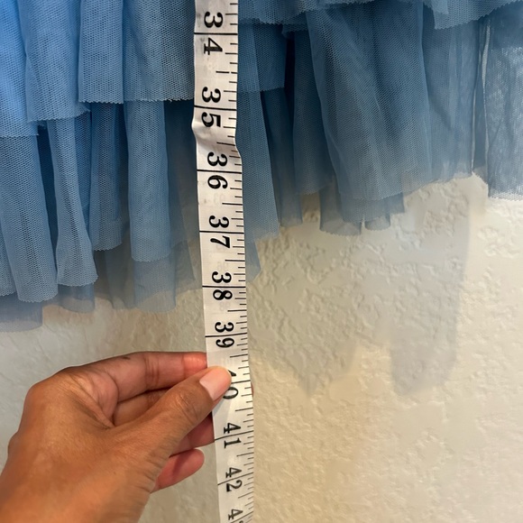 Anthropologie Meave tulle line eyelet skirt. Size 0. NWT - Picture 5 of 6